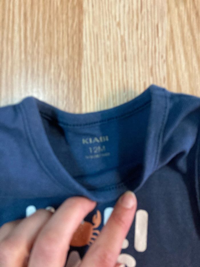 Combishort Kiabi 12 mois bleu marine - photo numéro 3