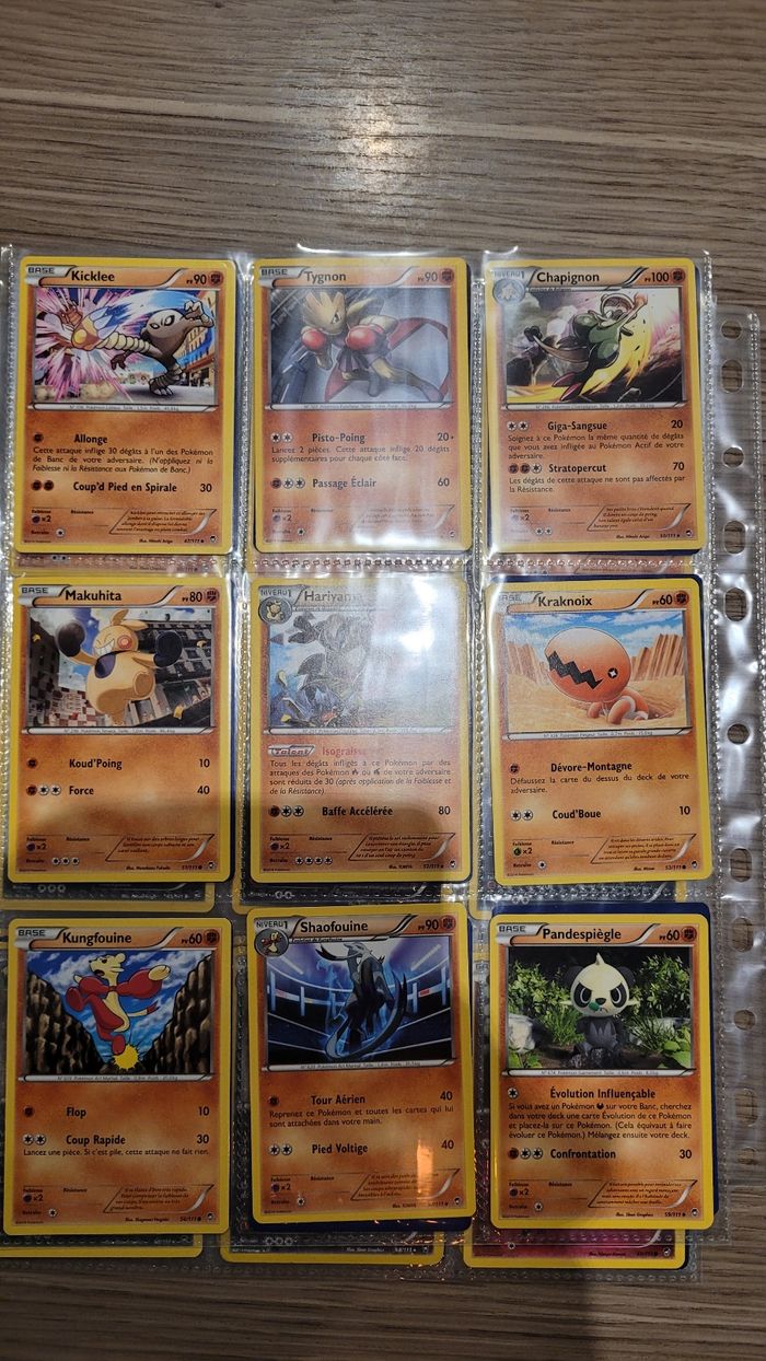 77 cartes pokemon serie XY poings furieux  - 2014 - photo numéro 8