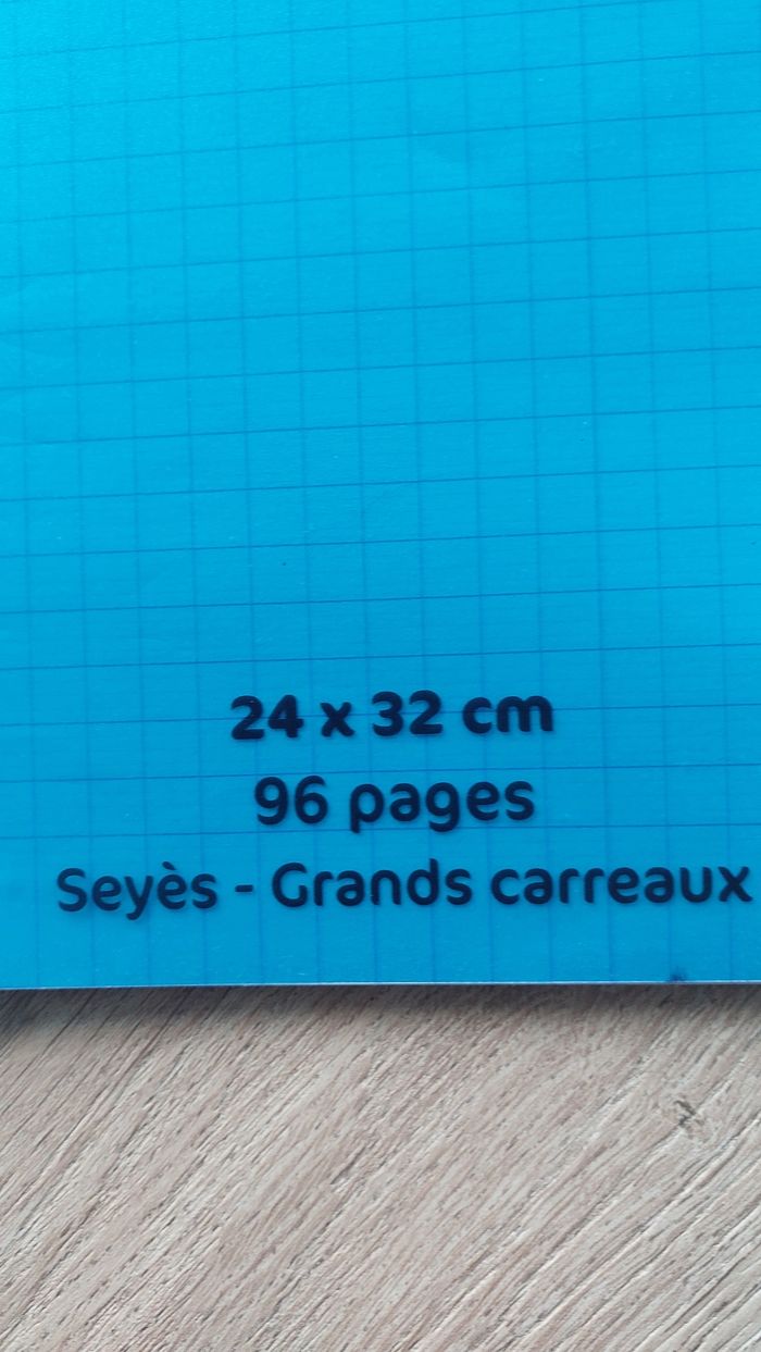 Cahier 24x32 lot de 5 - photo numéro 4