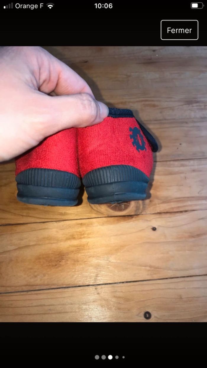Chaussons spider man - photo numéro 3