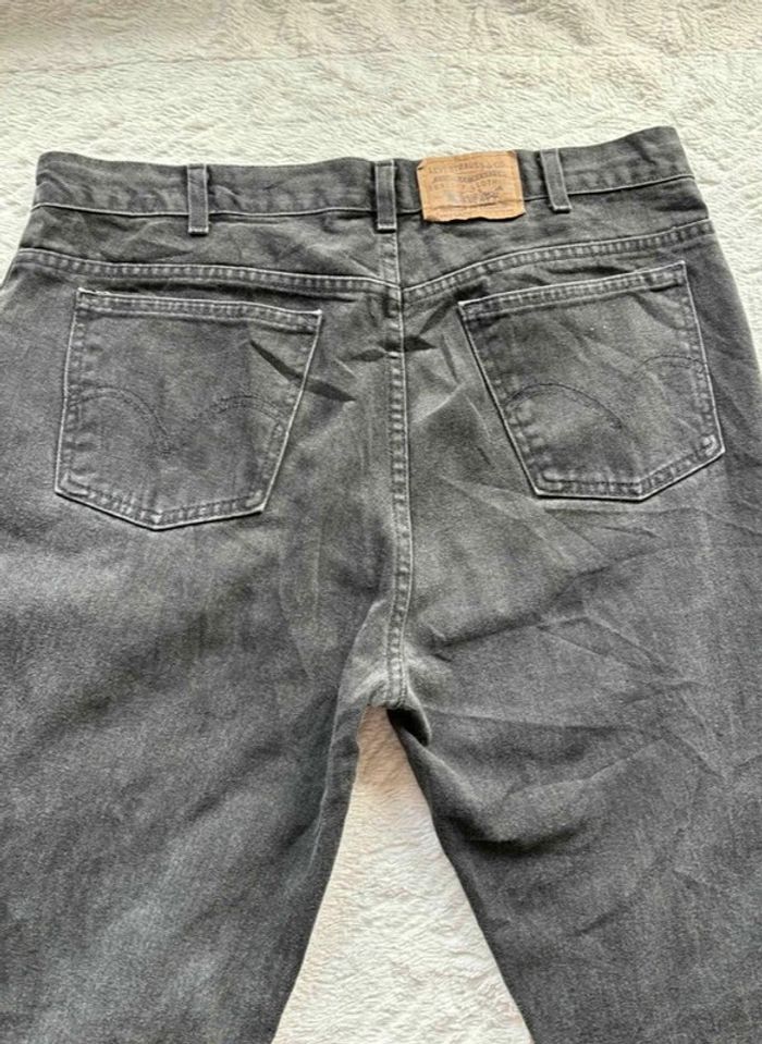 Jean Levi’s 619 regular straight droit taille haute gris anthracite 80/90s vintage Canada W36 XL/46 - photo numéro 12