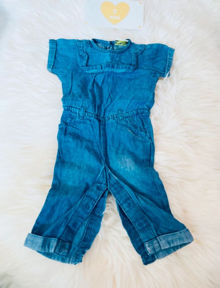 3 mois - combinaison Jeans TAO - photo numéro 2