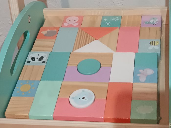 Chariot cubes bois - photo numéro 10