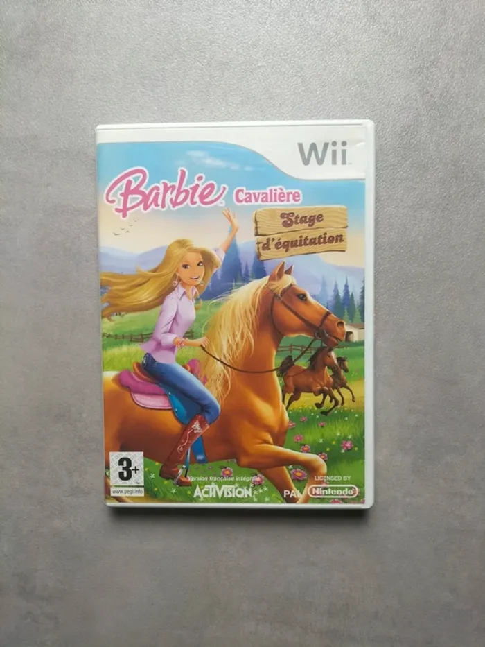 Jeu Wii – Barbie Cavalière : Stage d’équitation