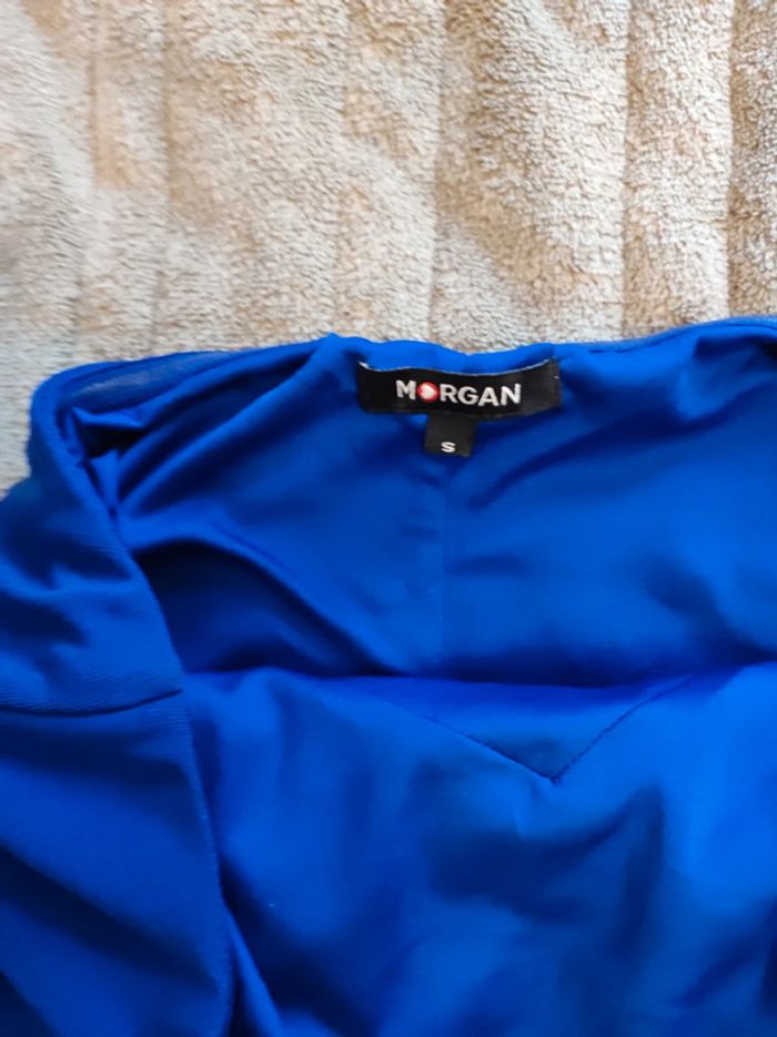 robe bustier bleu roi - photo numéro 3