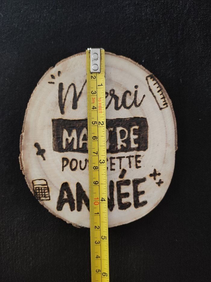 Rondin bois merci maître - photo numéro 3