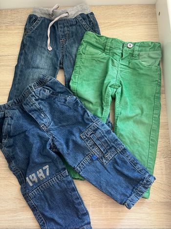 Lot 3 jeans garçons 12 mois