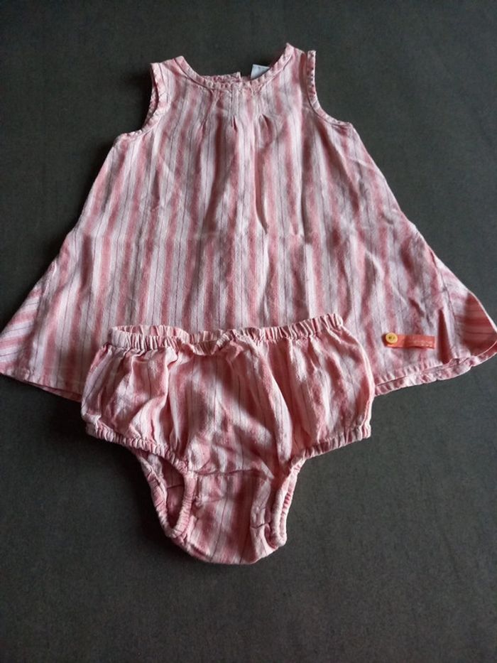 Ensemble robe et culotte 6 mois