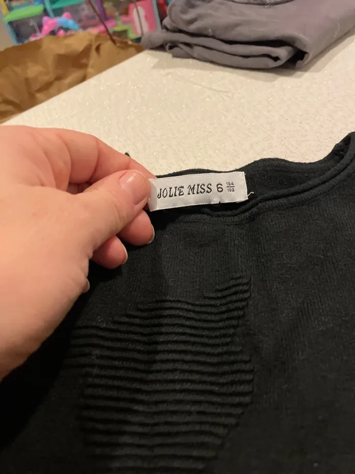 Pull chat noir 6 ans - photo numéro 4