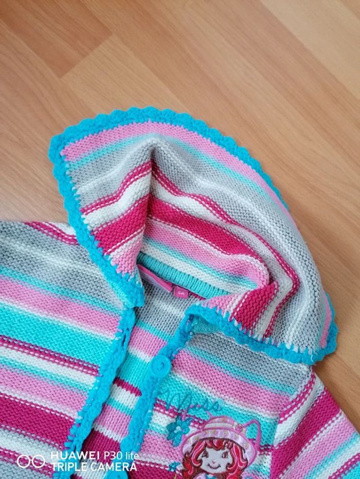 Gilet 5 ans Charlotte aux fraises 🍓 - photo numéro 4