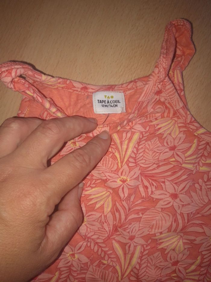 Tee-shirt tape à l'œil 12 mois - photo numéro 3