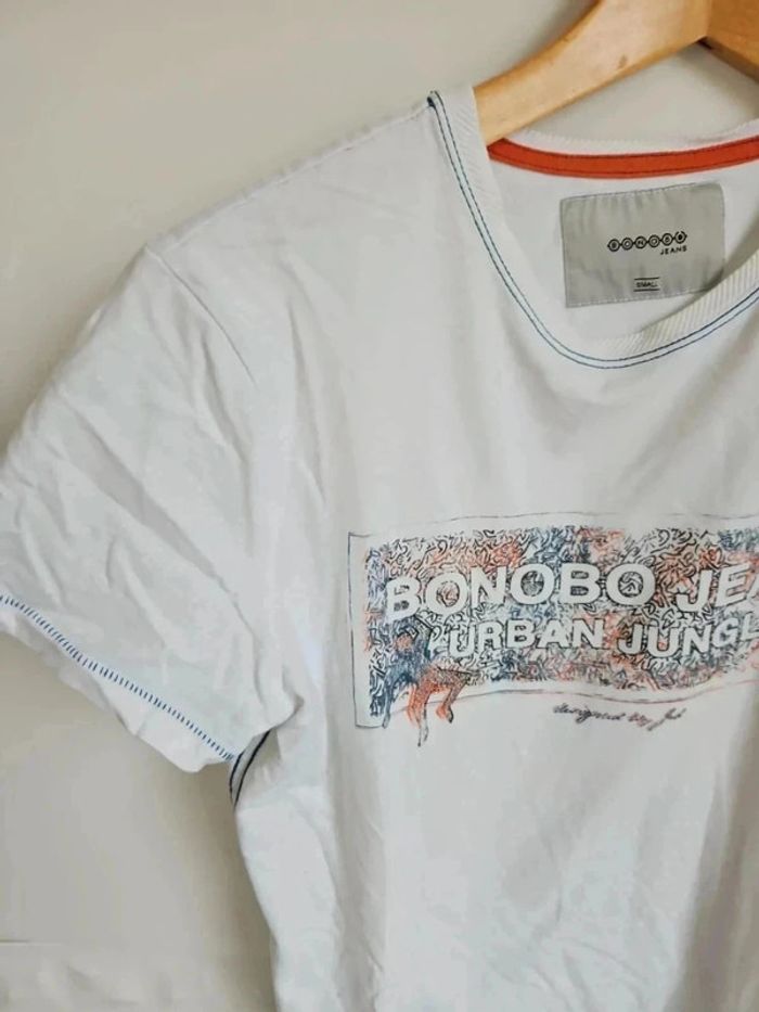 tee blanc homme taille S bonobo - photo numéro 3