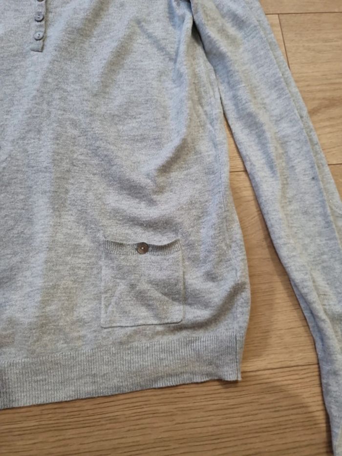Pull gris, taille S - photo numéro 4