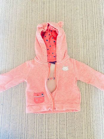 Veste à capuche 3 mois