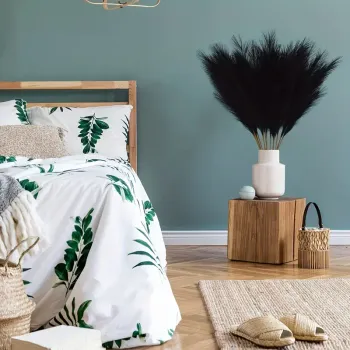 10 tiges herbes de pampa plumeau