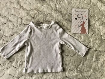 Tee shirt manches longues kiabi 9 mois