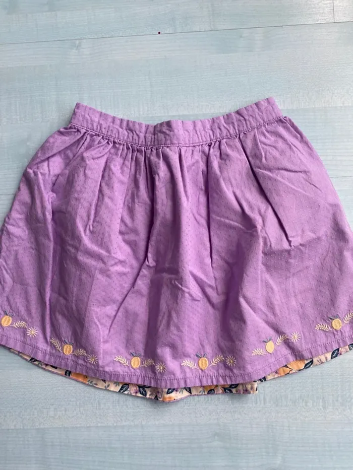 Jupe violette sergent major 7 ans