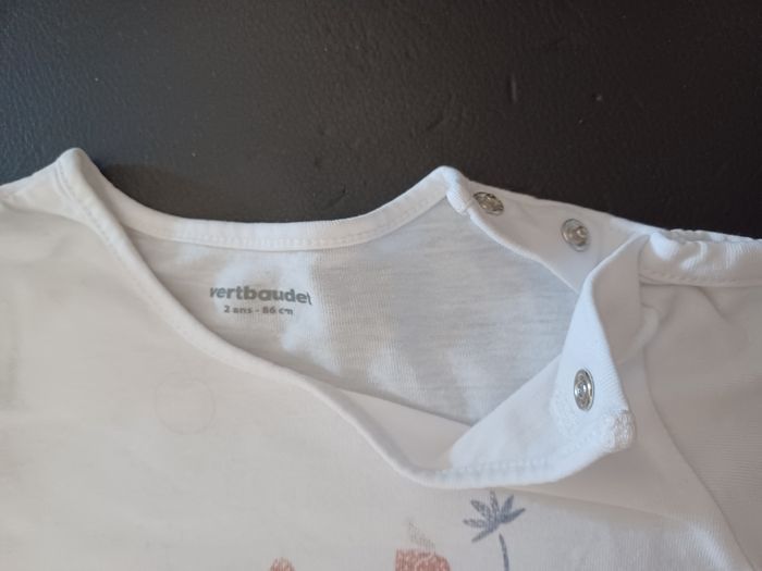 Tee-shirt MC Vertbaudet 2 ans - photo numéro 3