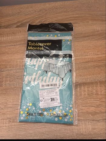 Nappe anniversaire 