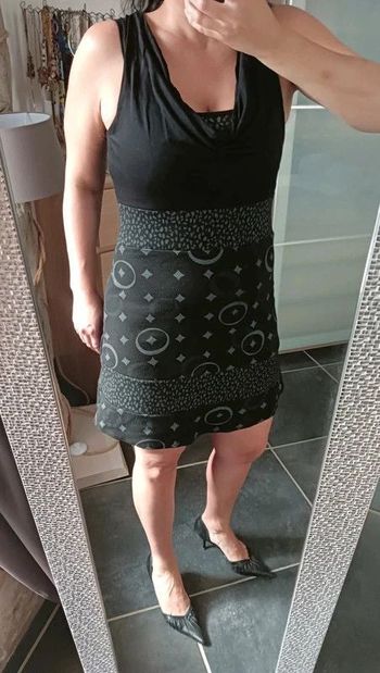 robe noire cache cache M