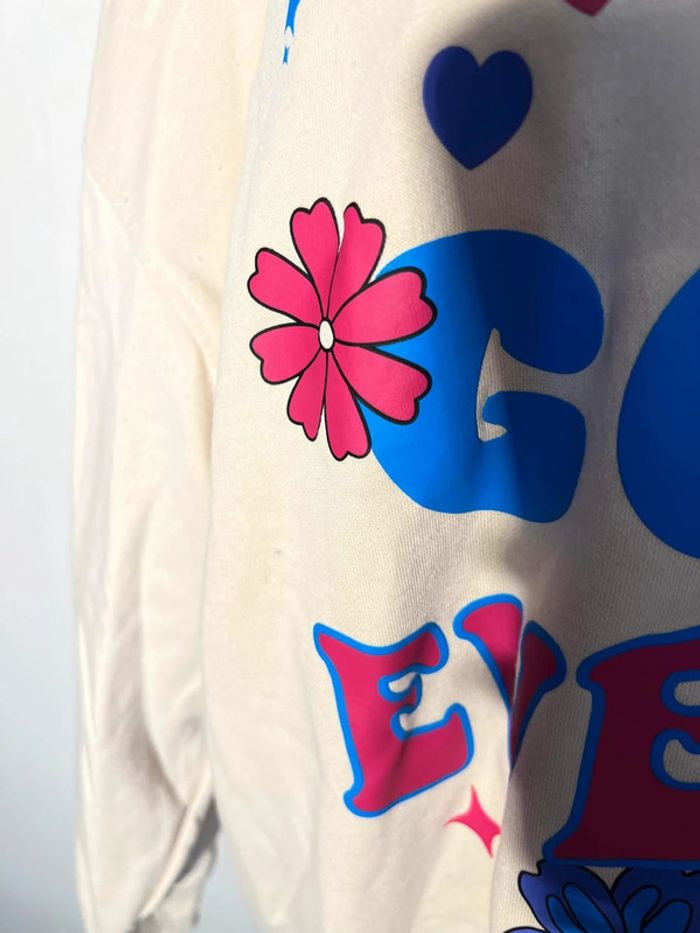Sweat à capuche Beige Primark - Taille M - Parfait État. - photo numéro 3