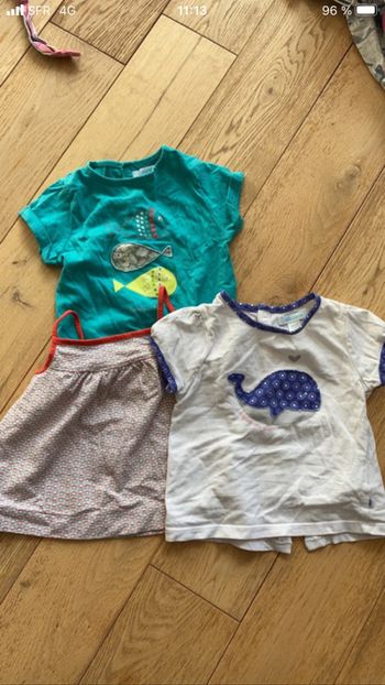 Lot 3 tee-shirts été