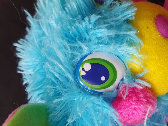 Peluche popples Playmates toys 2007 Bleu et vert - photo numéro 3