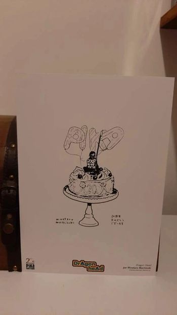 Ex-libris manga Dragon Head 20 ans Passion Pika Edition