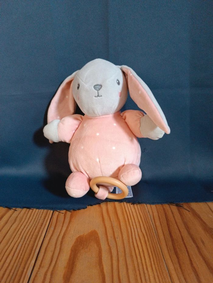 Magnifique peluche bébé fille musical cordon et anneau en Bois Simba toys - photo numéro 2