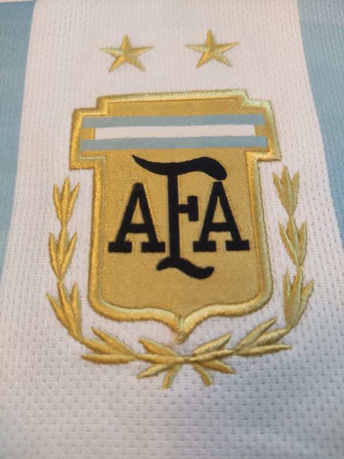 Maillot de foot Messi Argentine, Adidas Authentique Officiel taille enfant 9/10 ans - photo numéro 5