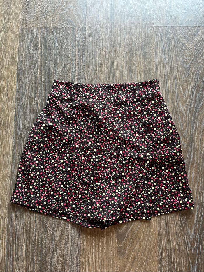 Jupe-short été fleurit