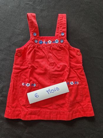 Robe style salopette