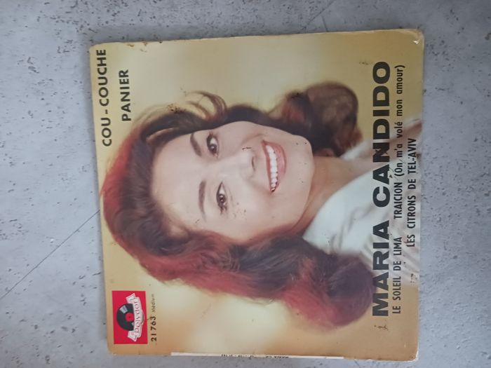 disque vinyl 45 T Maria Candido Cou-Couche Panier