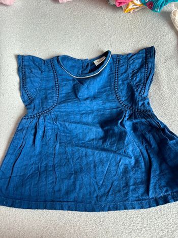 Blouse bleu roi