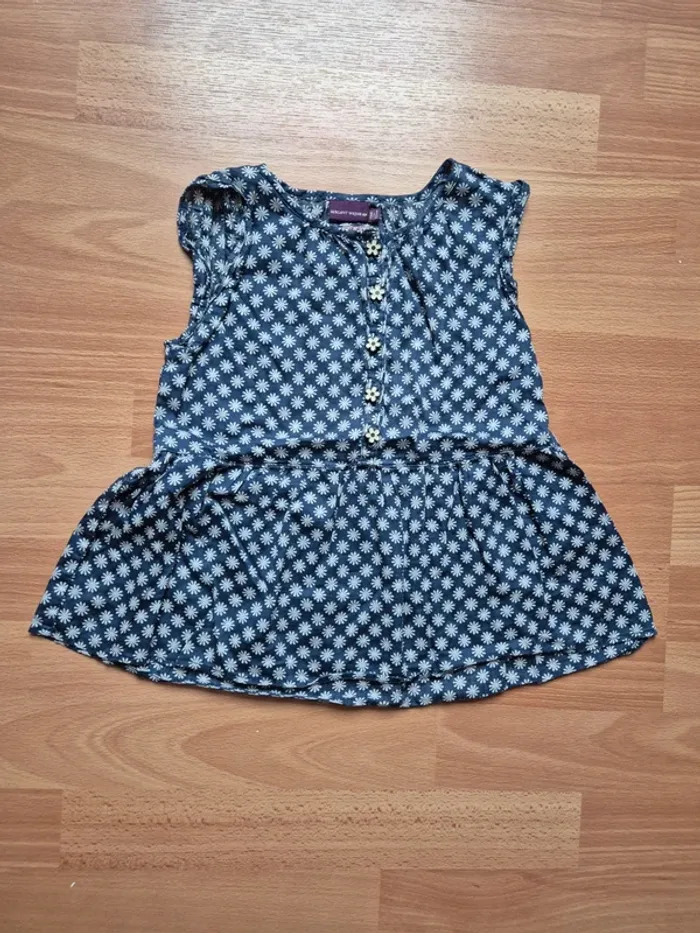Blouse 7 ans marguerites sergent major