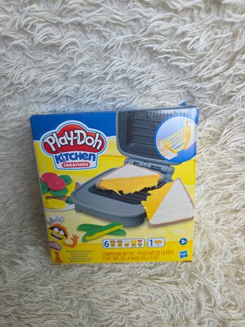 Activité manuelle - loisirs et création : play doh pâte à modeler kitchen croque monsieur