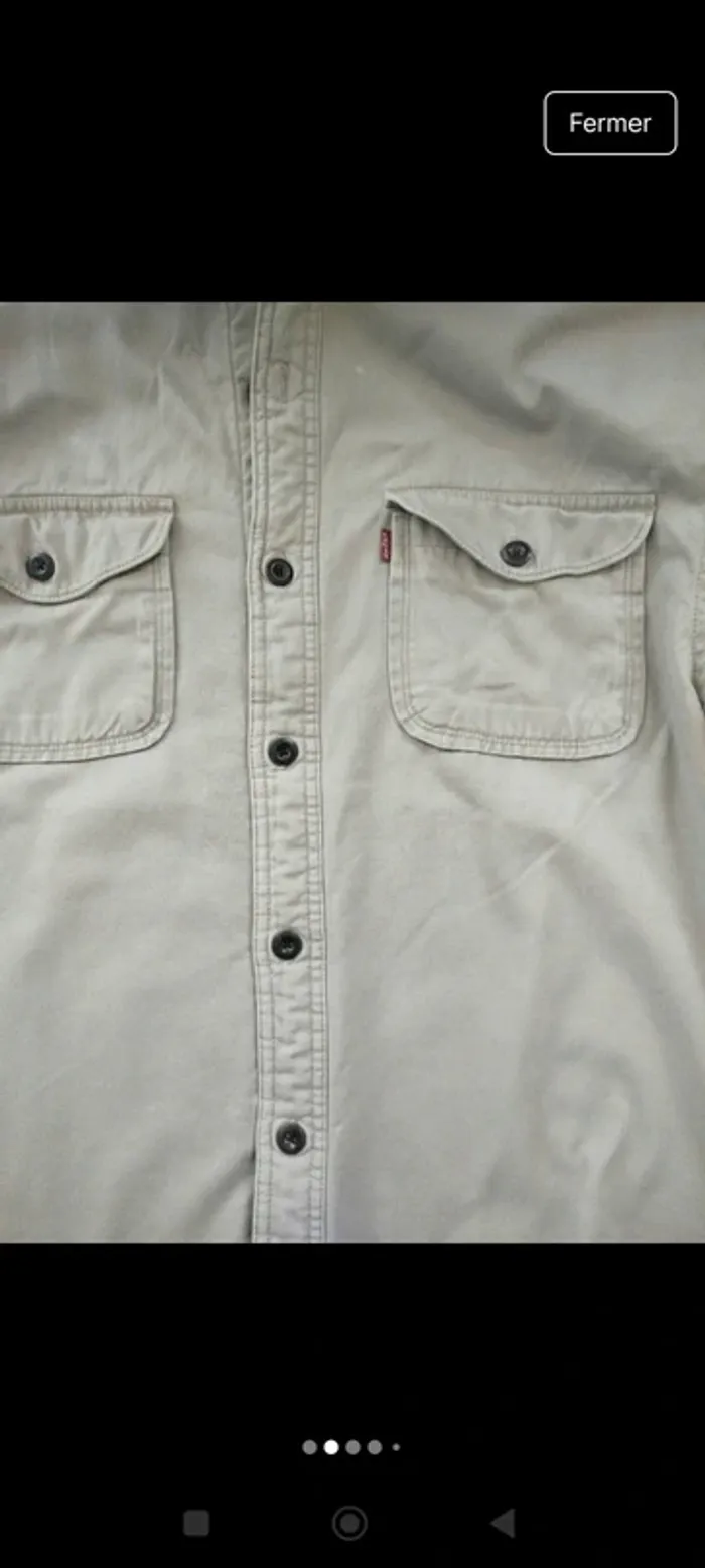 Veste / chemise homme Levi's L - photo numéro 12