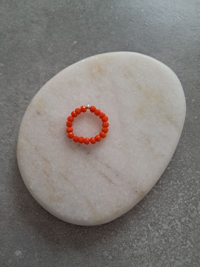 Bague orange foncé - photo numéro 2