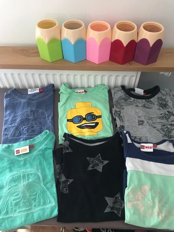 Lot 6 tee-shirts Lego 5 ans