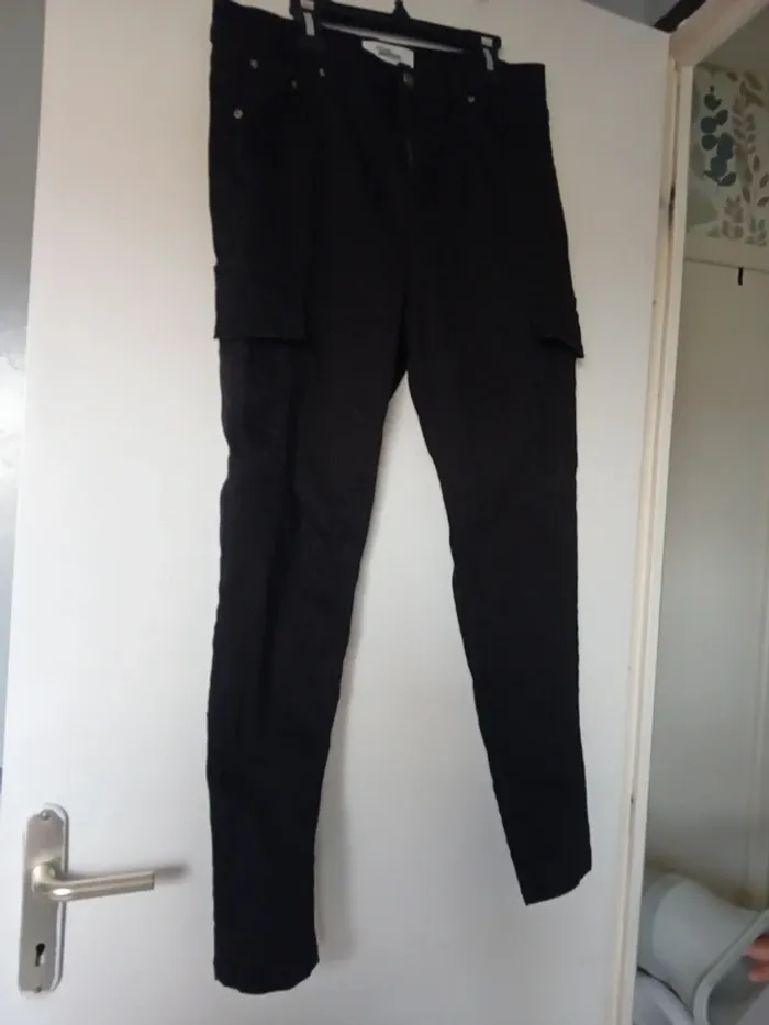 Jean skinny style cargo