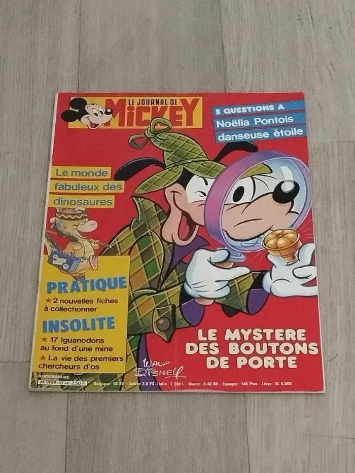 Lot Vintage 7 magazines Journal de Mickey année 1985 L063 - photo numéro 8