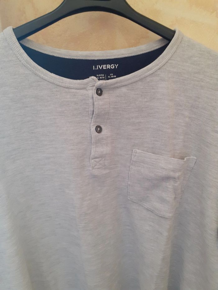 Très joli pull gris de la marque livergy - photo numéro 2