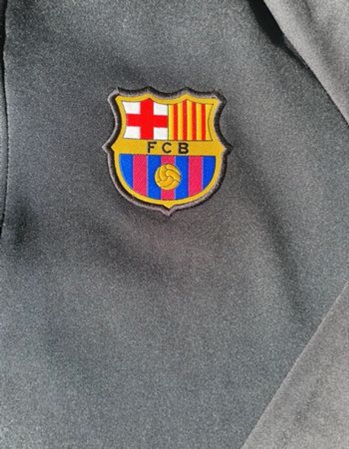 Haut entraînement Nike F.C Barcelone Noir 12-13 ans - photo numéro 3