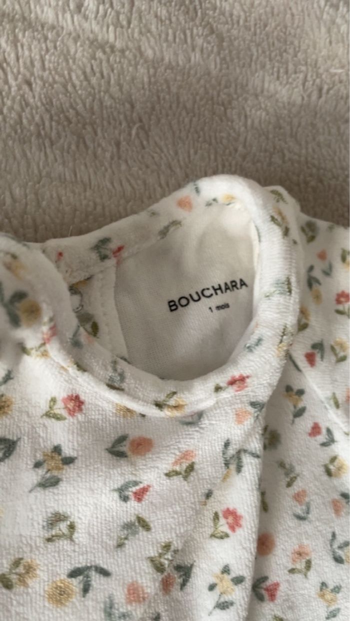 Pyjama velours à fleurs - photo numéro 2