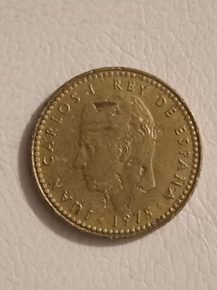 Lot de 2 pièces de 1 peseta 1975