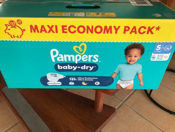 Paquet taille 5 96 couches pampers baby dry