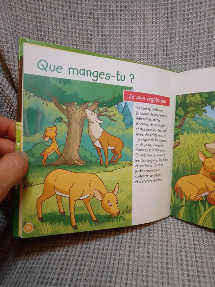 Le cerf + 2 figurines - série "Je vis dans la forêt" N.1 / Ed. Altaya - photo numéro 7