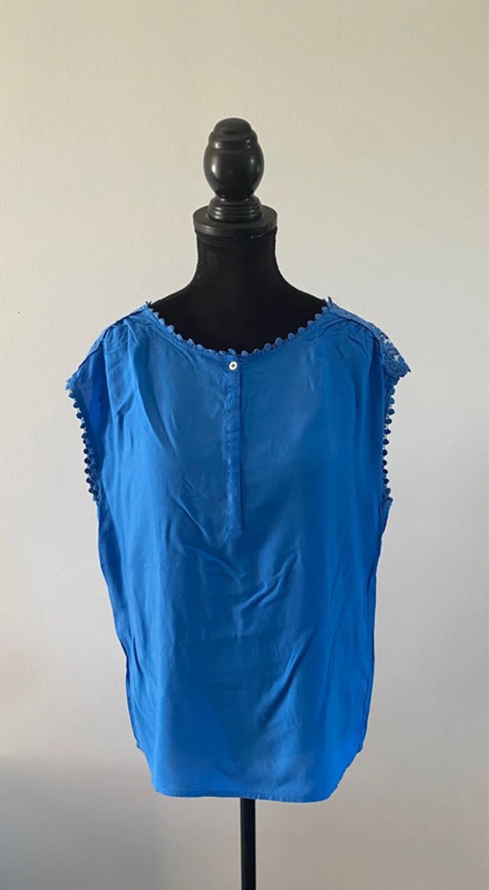 Blouse - tee shirt 123 bleue taille 38