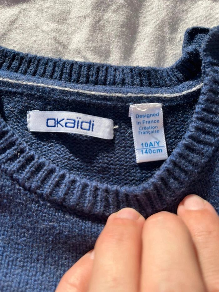 Pull Okaidi taille 10 ans - photo numéro 2