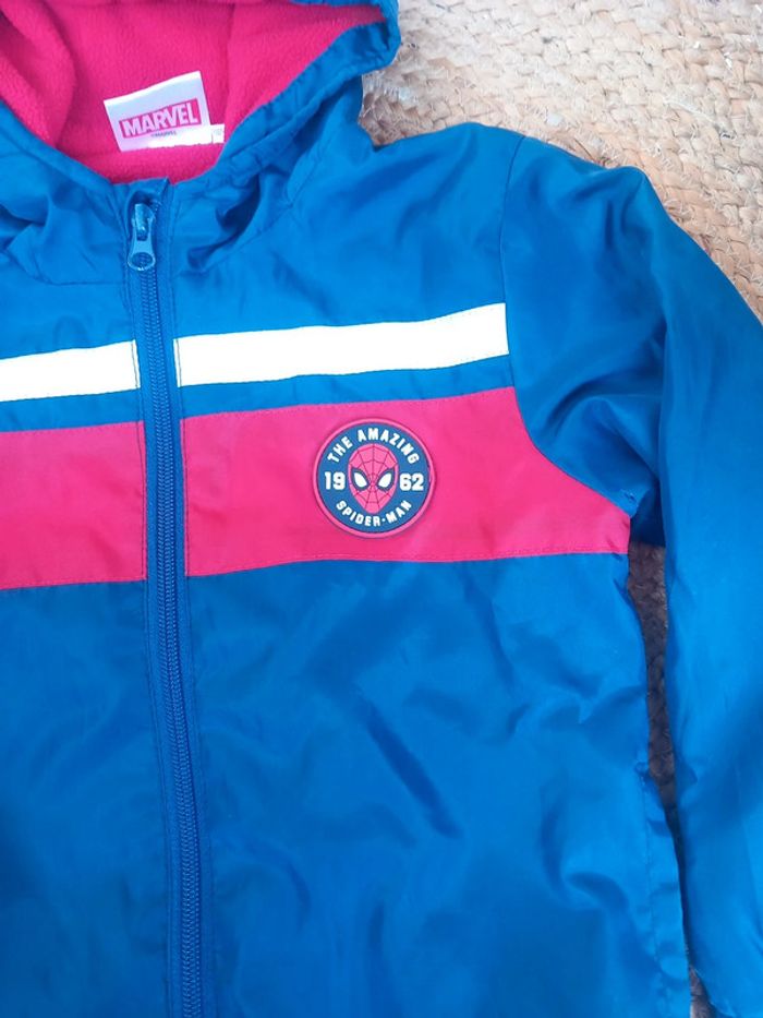 veste spiderman 5 ans intérieur polaire - photo numéro 2